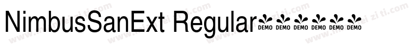 NimbusSanExt Regular字体转换